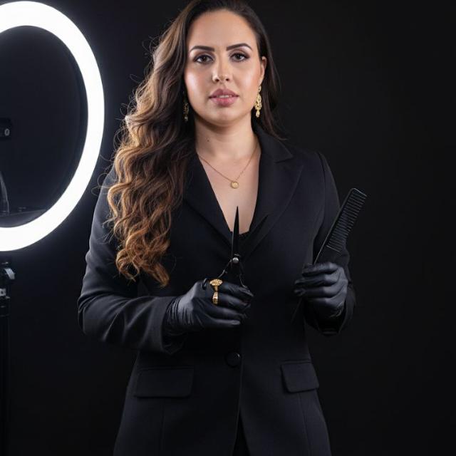 Aline Dourado, profissional especialista em cuidados capilares
